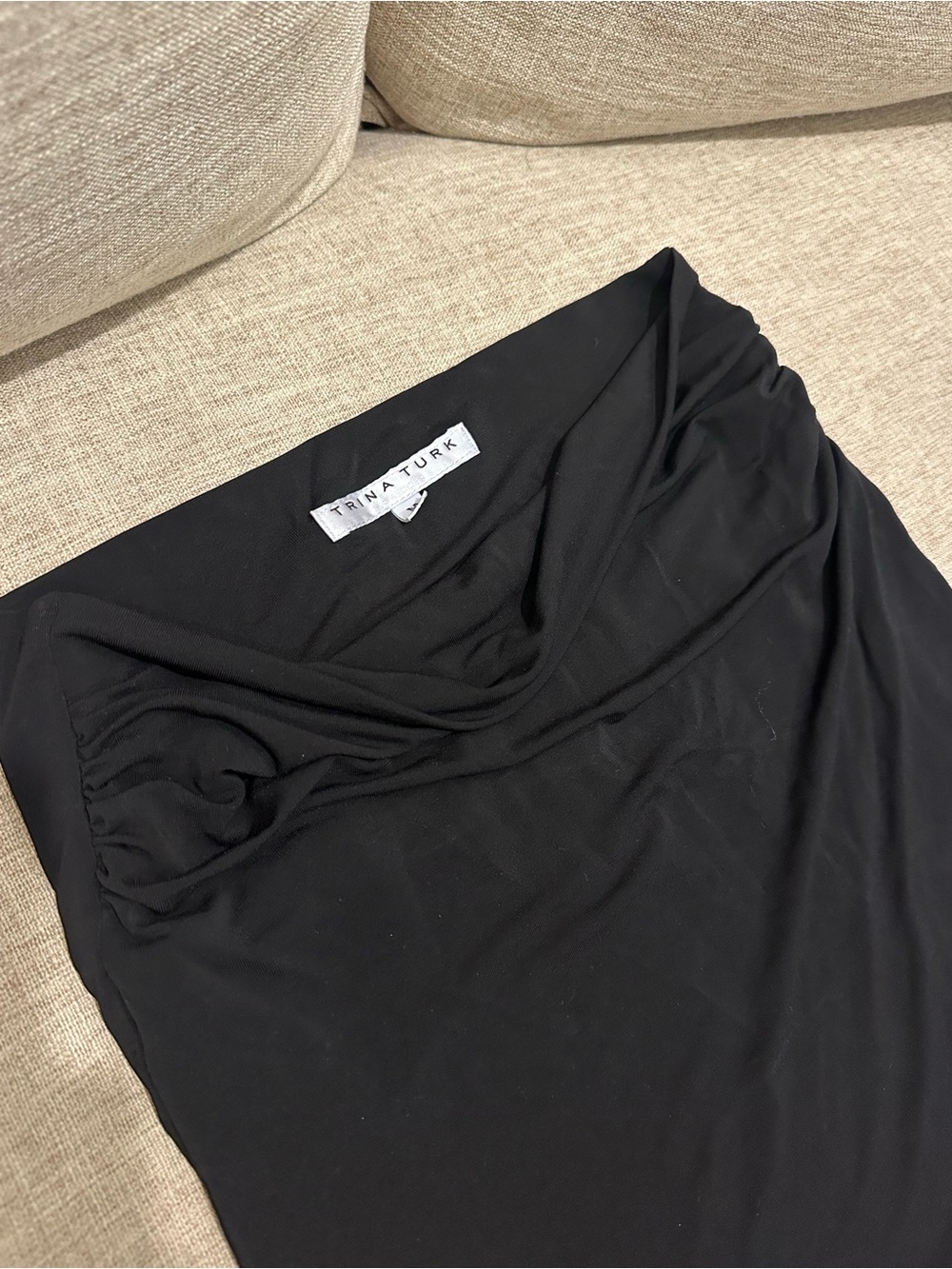Trina Turk Black Tube Top